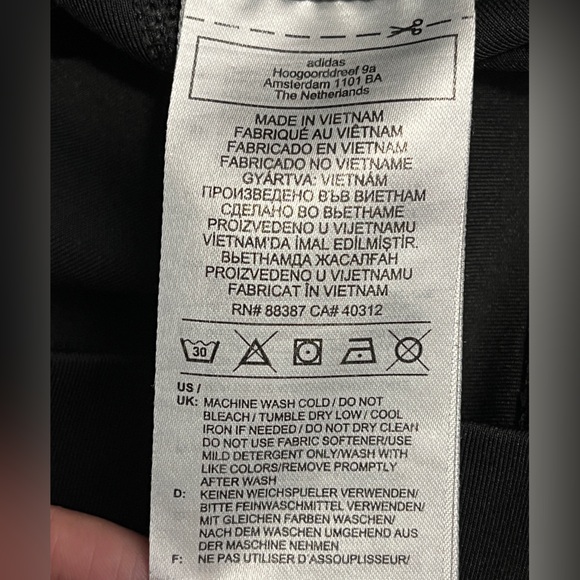 Adidas Aero Ready 7/8 3-Stripe Active Black High Waist Leggings size Small - Picture 13 of 14